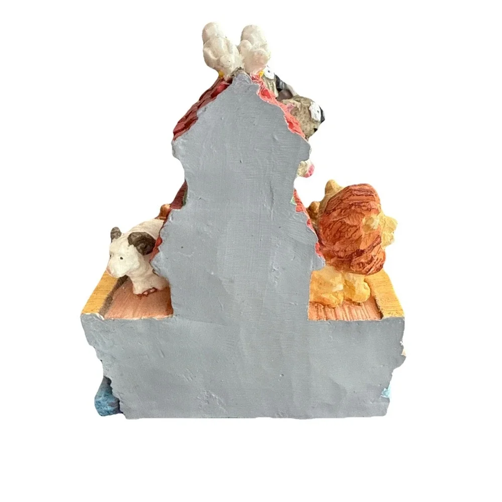 Noah's Ark Musical Heavy‎ Bookends Giraffes Zebras Lions
